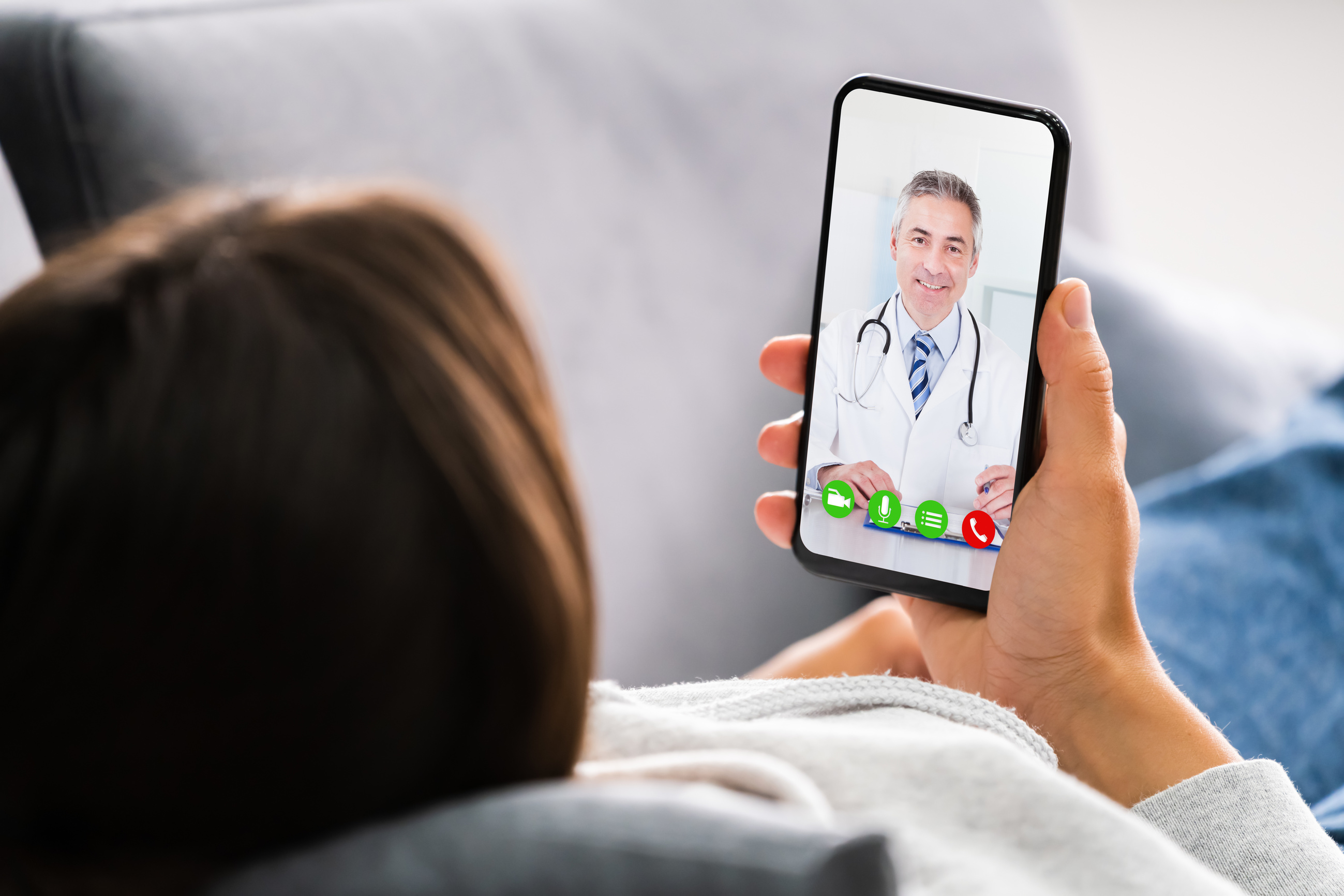 Telemedicine Video Call To Doctor